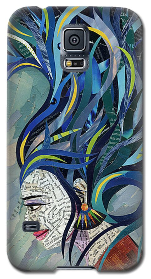 Matriarch Galaxy S5 Case featuring the mixed media Matriarch by Shawna Rowe