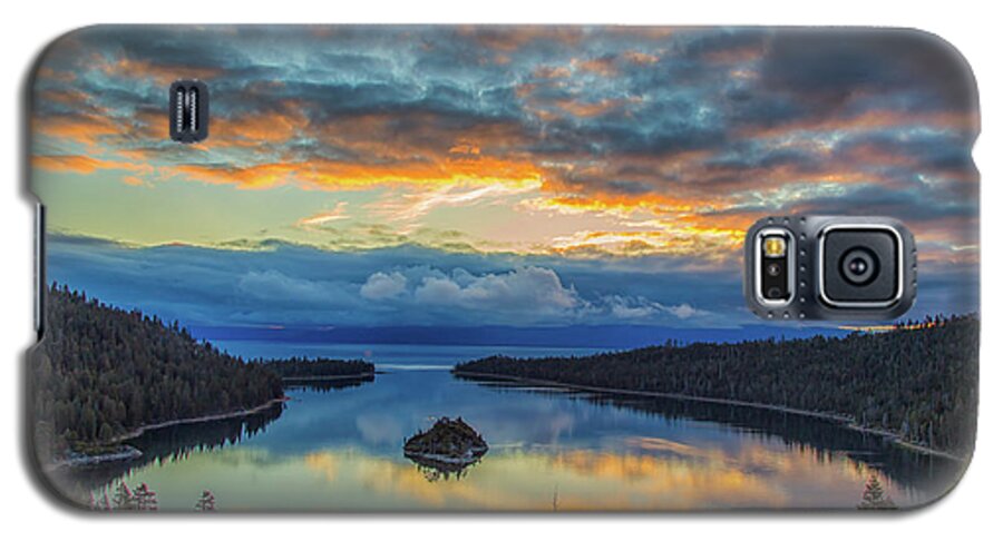 Landscape Galaxy S5 Case featuring the photograph May Sunrise at Emerald Bay by Marc Crumpler