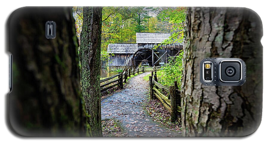 Mabry Mill Galaxy S5 Case featuring the photograph Maybry Mill Through the Trees by Steve Hurt