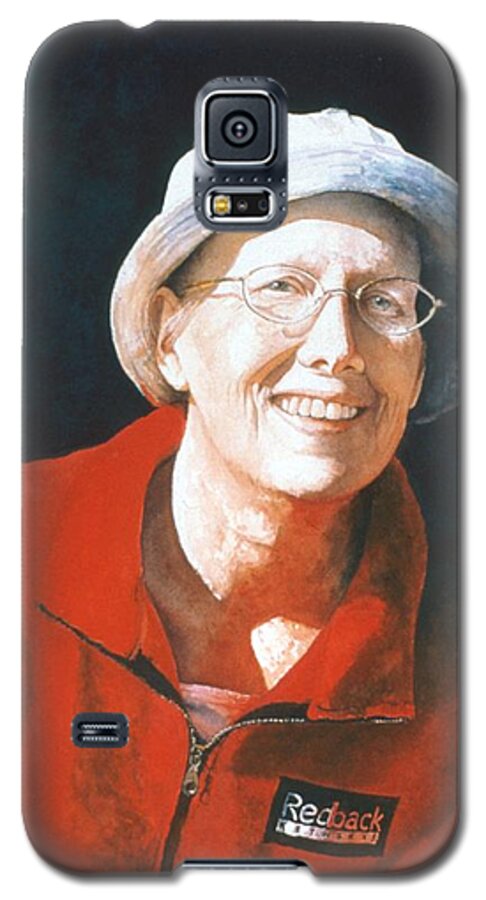 Portrait Galaxy S5 Case featuring the painting Melody by Barbara Pease