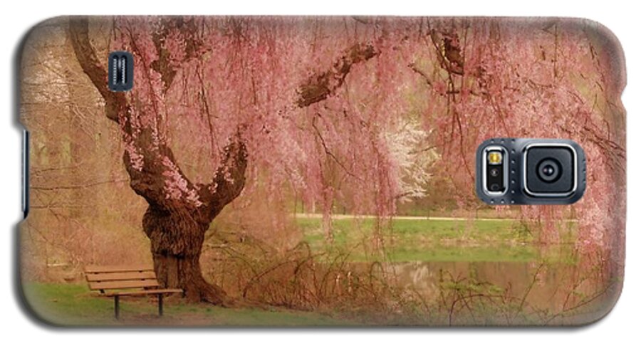 Cherry Blossom Trees Galaxy S5 Case featuring the photograph Memories - Holmdel Park by Angie Tirado