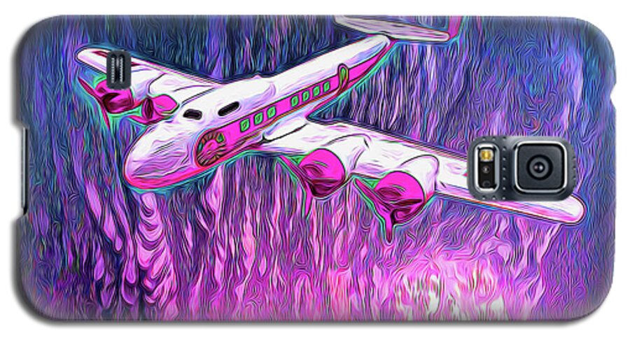 40' Plane Galaxy S5 Case featuring the digital art Mental Get A Way by Michael Cleere