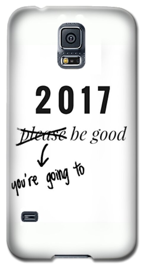 Screen Galaxy S5 Case featuring the digital art New Year by Jul V