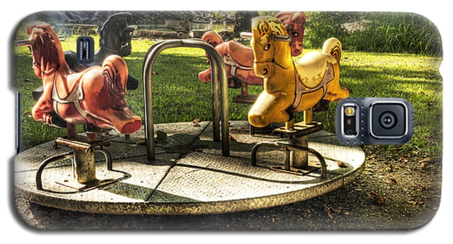Park Galaxy S5 Case featuring the photograph Merry-Go-Round by Tamyra Ayles
