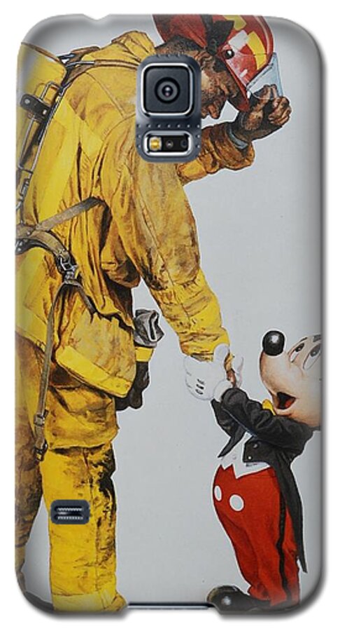 Magic Kingdom Galaxy S5 Case featuring the photograph Mickey And The Bravest by Rob Hans