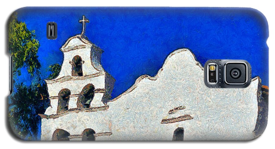Mission Galaxy S5 Case featuring the photograph Mission San Diego de Alcala by Alexandra Till