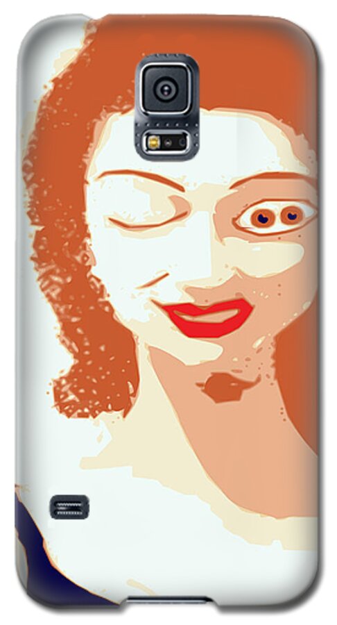 Calm Galaxy S5 Case featuring the digital art Mistress of duality by Keshava Shukla