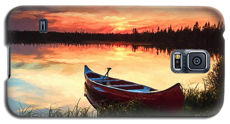 Minnesota Galaxy S5 Case featuring the photograph MN Sunset 2 by Lori Dobbs