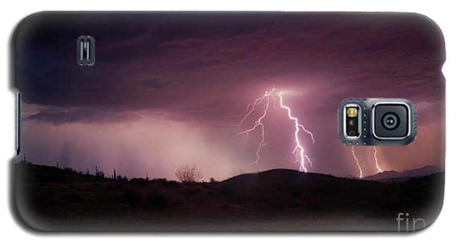 Anthony Citro Photography Galaxy S5 Case featuring the photograph Monsoon Lightning by Anthony Citro