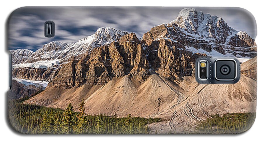 Mount Crowfoot Galaxy S5 Case featuring the photograph Mont Crowfoot on the Icefield Parkway by Pierre Leclerc Photography