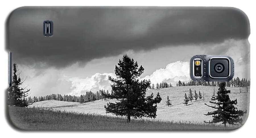 Moody Galaxy S5 Case featuring the photograph Moody meadow, Tsenkher, 2016 by Hitendra SINKAR