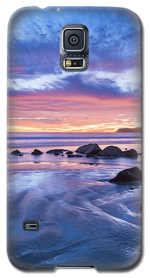 Point Loma Galaxy S5 Case featuring the photograph Moon Above by Dan McGeorge