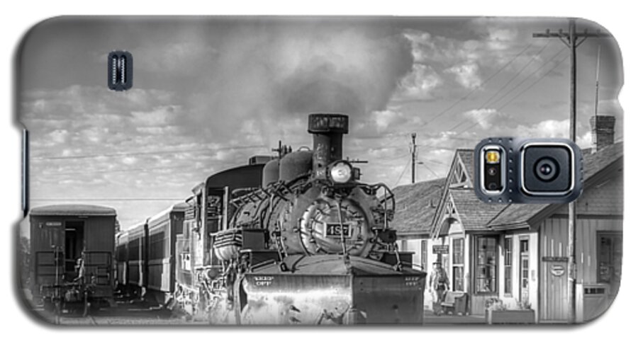 Steam Train Photographs Galaxy S5 Case featuring the photograph Morning Special by Ken Smith