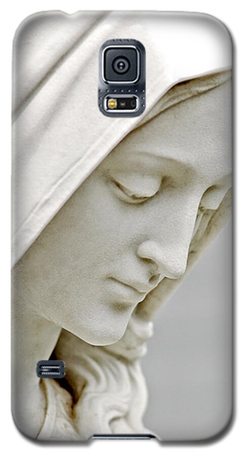 Statue Galaxy S5 Case featuring the photograph Mother Mary Comes to Me... by Greg Fortier