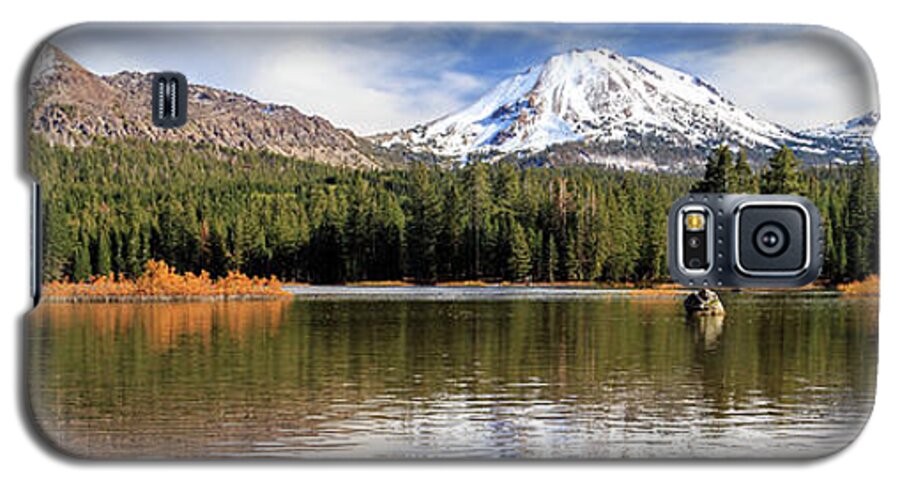 Mount Lassen Galaxy S5 Case featuring the photograph Mount Lassen Autumn Panorama by James Eddy