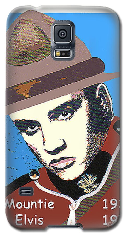 Elvis Galaxy S5 Case featuring the photograph Mountie Elvis by Bill Thomson
