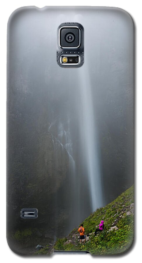 Waterfalls Galaxy S5 Case featuring the photograph Moutain Waterfalls 5817 by Chris McKenna