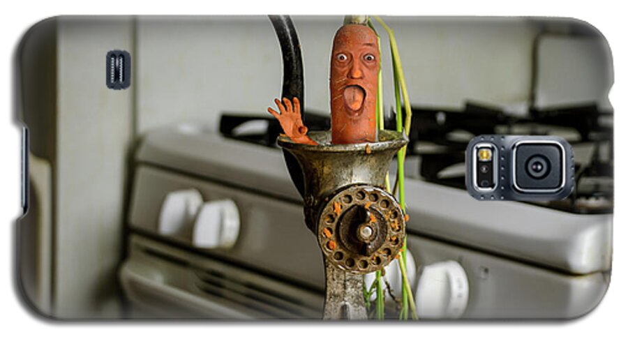 Orange Galaxy S5 Case featuring the photograph Mr. Carrot by Rick Mosher