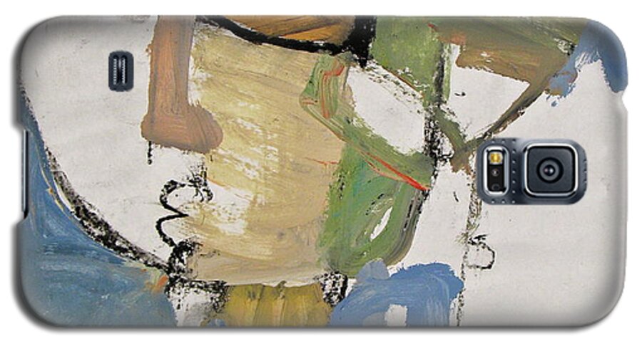Abstract Painting Galaxy S5 Case featuring the painting Ms Abby Strac Had One Good Eye by Cliff Spohn