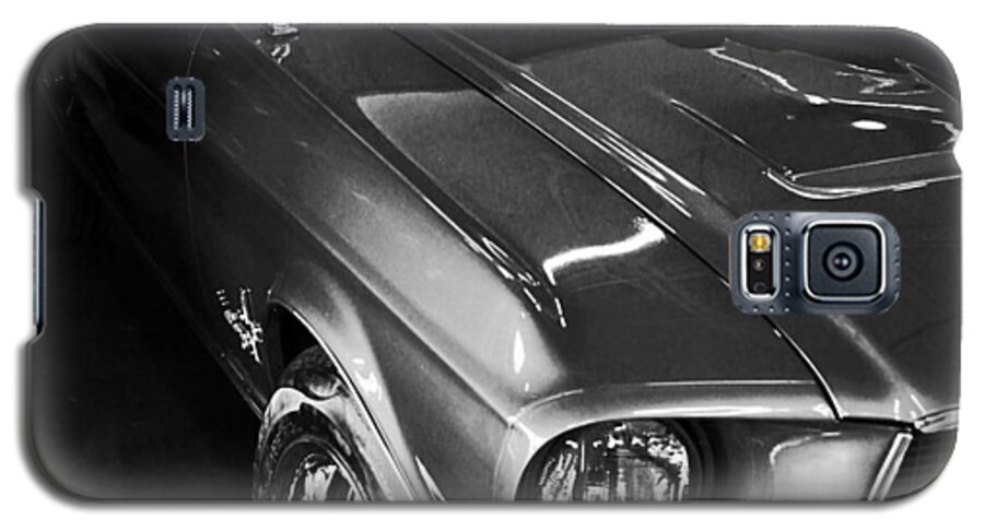 Car Galaxy S5 Case featuring the photograph Mustang in Black and white by John Stuart Webbstock