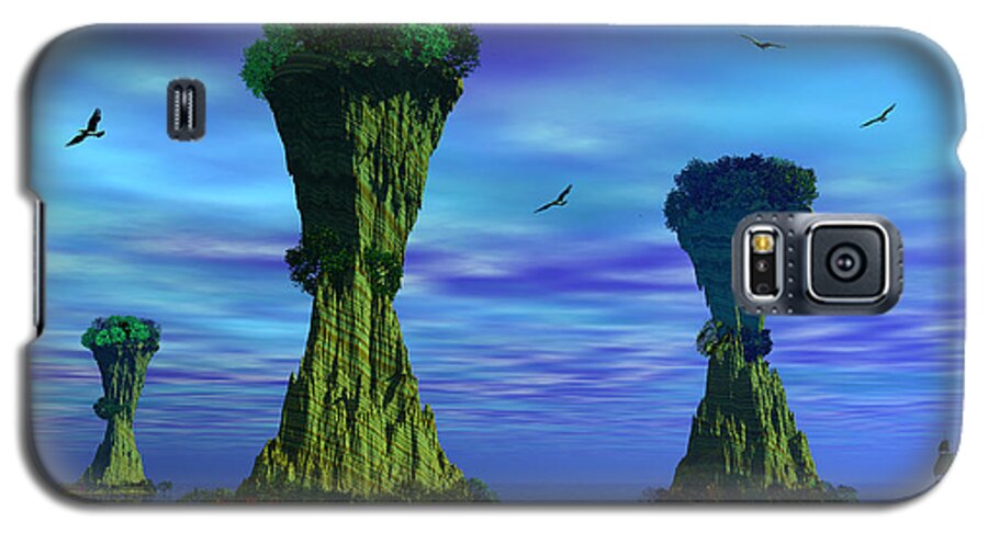 Islands Galaxy S5 Case featuring the photograph Mysterious Islands by Mark Blauhoefer