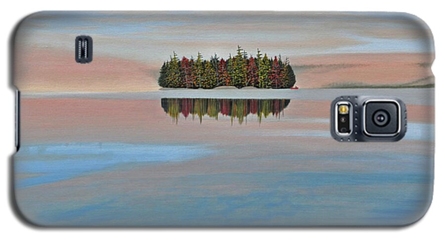 Mcmichael Gallery Final Paintings Galaxy S5 Case featuring the painting Mystic Island by Kenneth M Kirsch