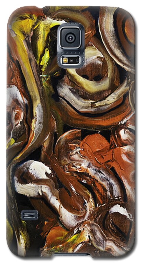 Little Boy Galaxy S5 Case featuring the painting Naughty Boy by James Lavott