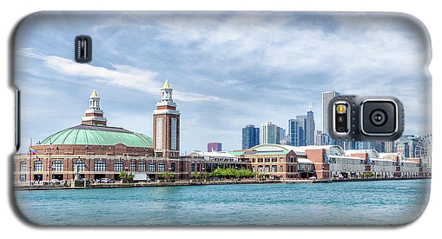 Illinois Galaxy S5 Case featuring the photograph Navy Pier - Chicago by Alan Toepfer
