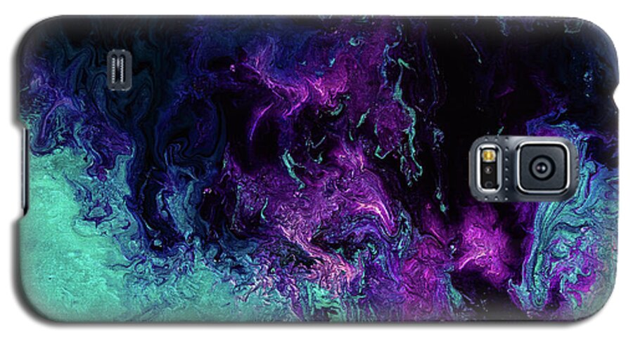 Fantasy Galaxy S5 Case featuring the painting Nebulous by Jennifer Walsh