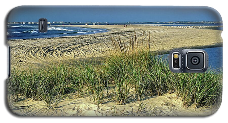 Inlet Galaxy S5 Case featuring the photograph New Jersey Inlet by Sally Weigand