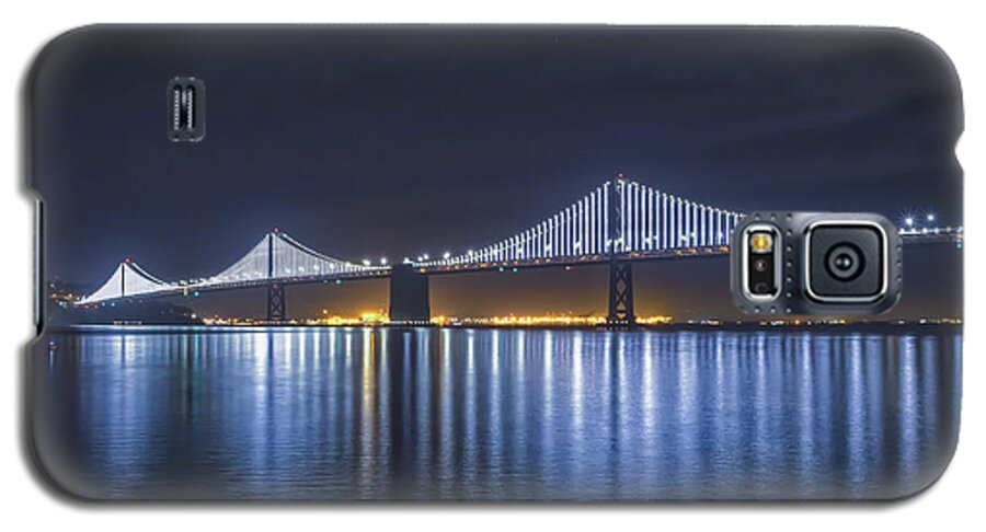 Night Bridge Galaxy S5 Case featuring the photograph Night Bridge by Mitch Shindelbower
