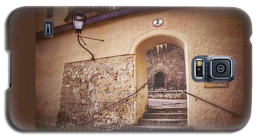 Nonnberg Galaxy S5 Case featuring the photograph Nonnberg Abbey in Salzburg Austria by Carol Japp
