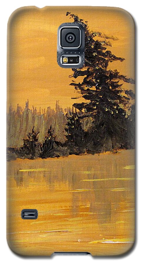 Northern Ontario Galaxy S5 Case featuring the painting Northern Ontario Three by Ian MacDonald