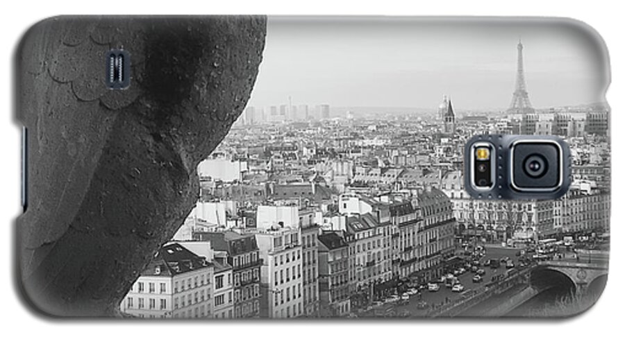 Gargoyle Galaxy S5 Case featuring the photograph Notre Dame Gargoyle by Victoria Lakes