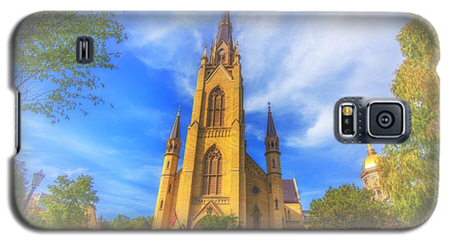 Notre Dame Galaxy S5 Case featuring the photograph Notre Dame University 5 by David Haskett II