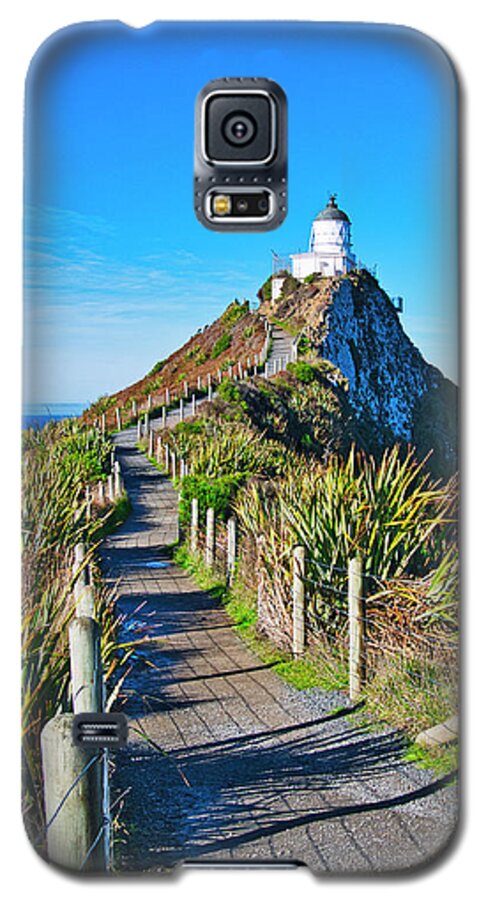Nz Galaxy S5 Case featuring the photograph Nugget Point Lighthouse - Catlins - New Zealand by Steven Ralser