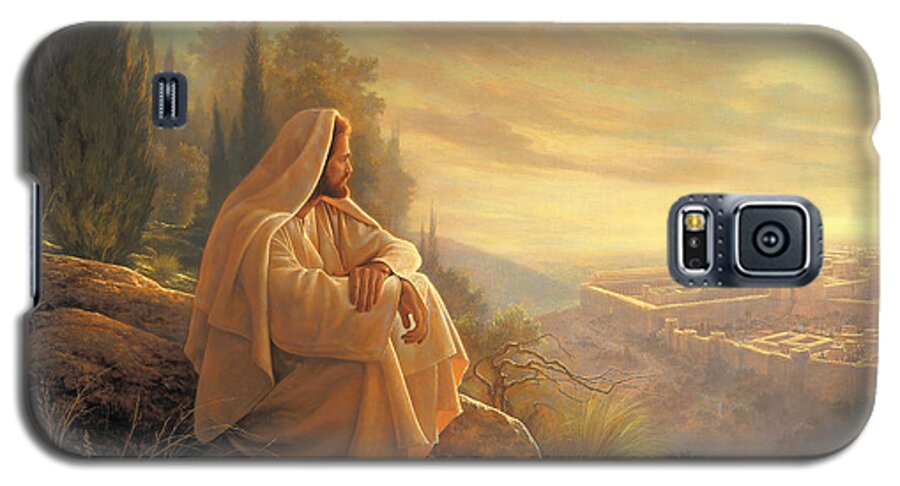 #faaAdWordsBest Galaxy S5 Case featuring the painting O Jerusalem by Greg Olsen
