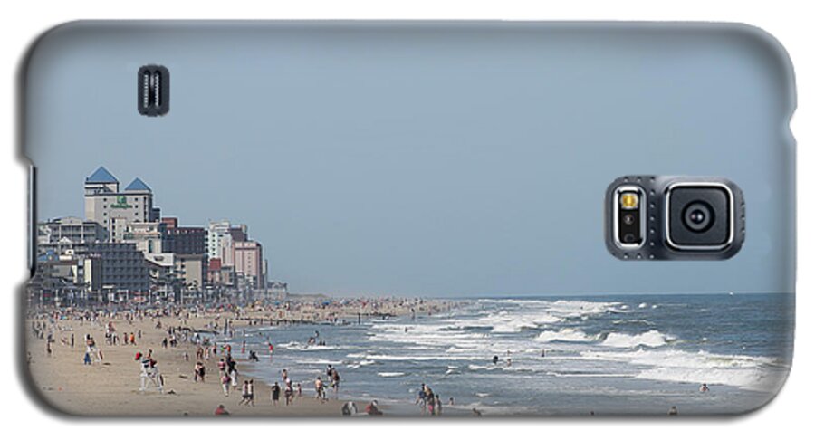 Landscape Galaxy S5 Case featuring the photograph Ocean City Maryland Beach by Robert Banach