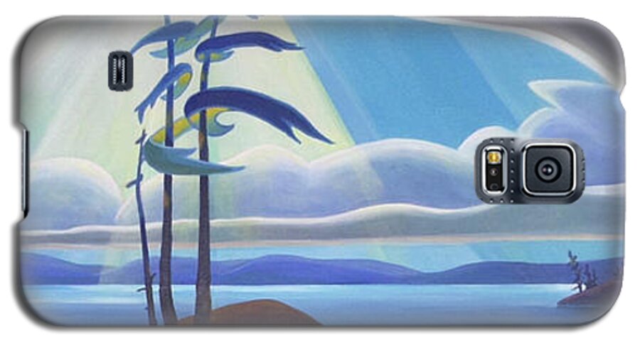 Group Of Seven Galaxy S5 Case featuring the painting Ode to The North II by Barbel Smith