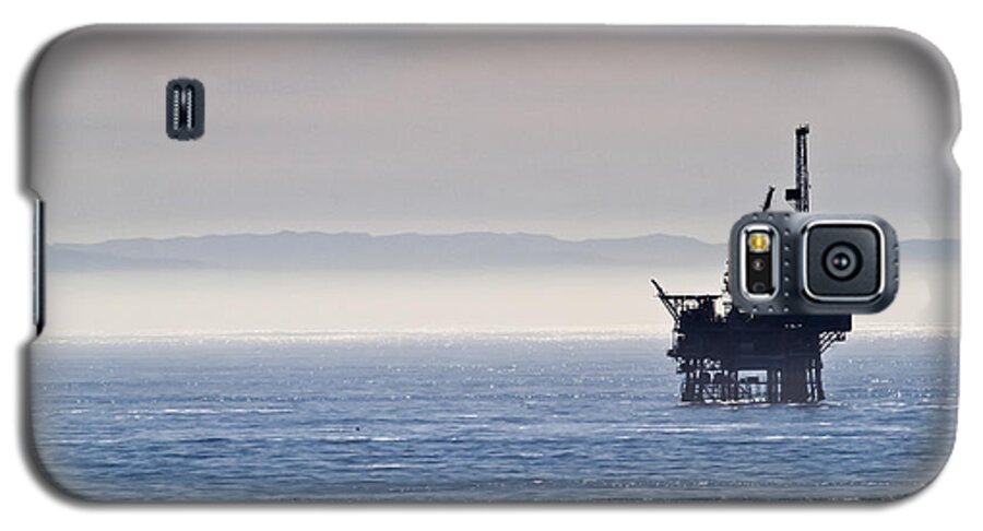 Offshore Oil Platforms Galaxy S5 Case featuring the photograph Offshore Oil Drilling Rig by Roger Mullenhour