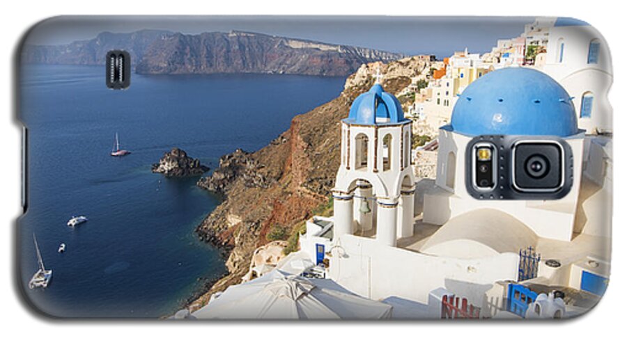 Oia Galaxy S5 Case featuring the photograph Oia Views, Santorini Greece by Brad Scott