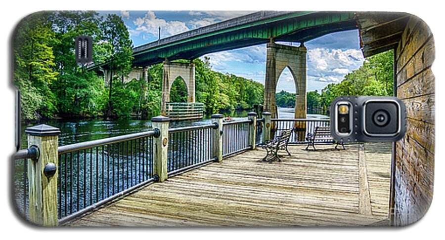 Conway Galaxy S5 Case featuring the photograph Old Conway Bridge by David Smith