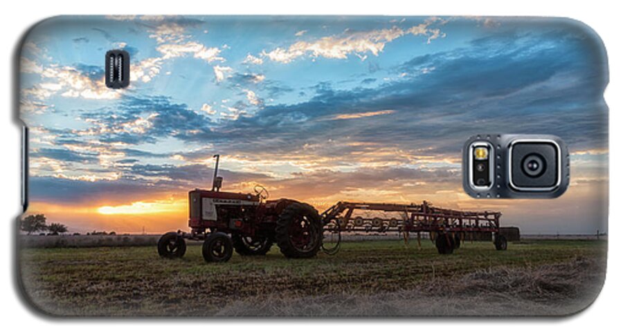 Farmall Tractors Galaxy S5 Case featuring the photograph On The Farm by Russell Pugh