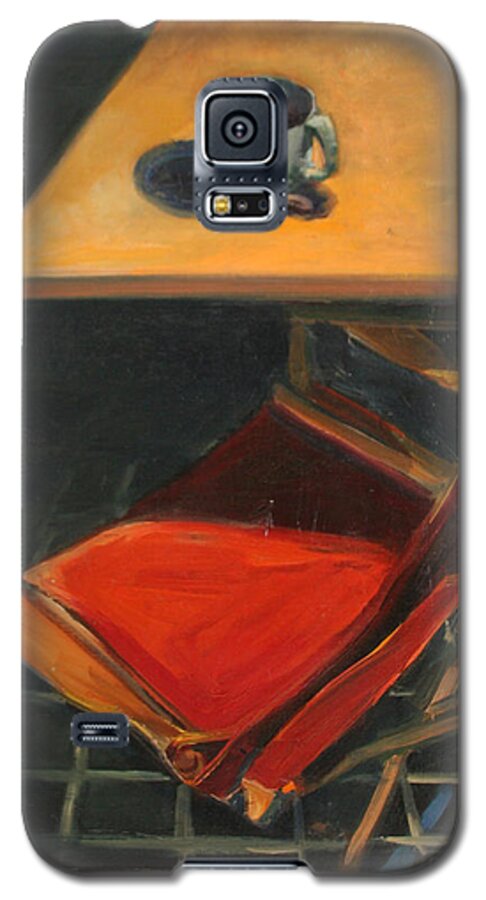 Oil Painting Galaxy S5 Case featuring the painting One cup by Daun Soden-Greene