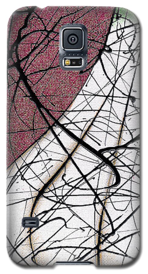 Pareidolia Galaxy S5 Case featuring the painting Organic Garlic Fresh From The Garden by Ismael Cavazos
