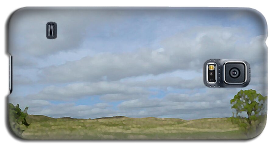 South Dakota Galaxy S5 Case featuring the photograph Painted Plains by JoAnn Lense