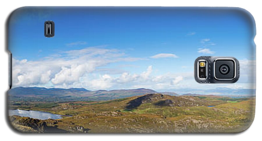 Ballycullane Galaxy S5 Case featuring the photograph Panorama of Ballycullane and Lough Acoose in Ireland by Semmick Photo
