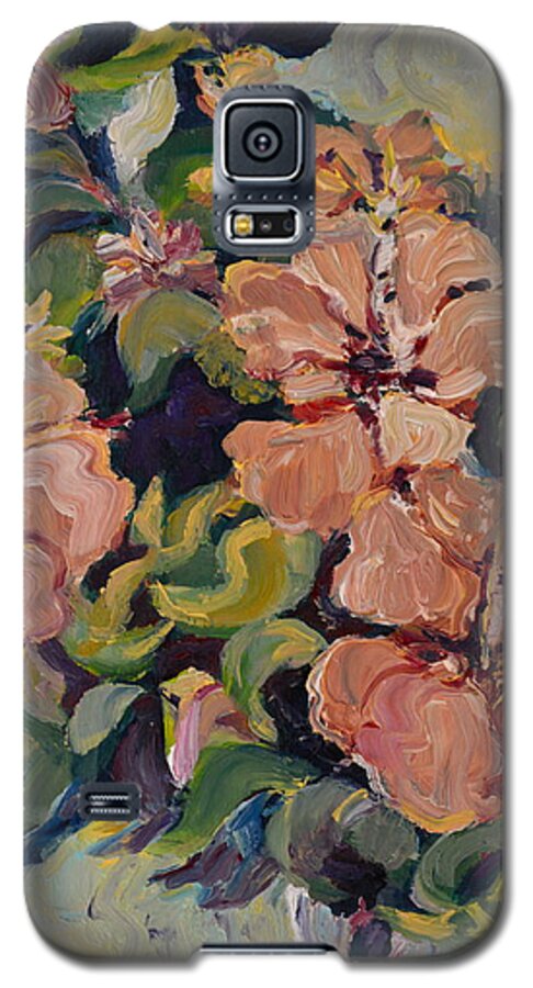 Flowers Galaxy S5 Case featuring the painting Passion in Dubrovnik by Julie Todd-Cundiff
