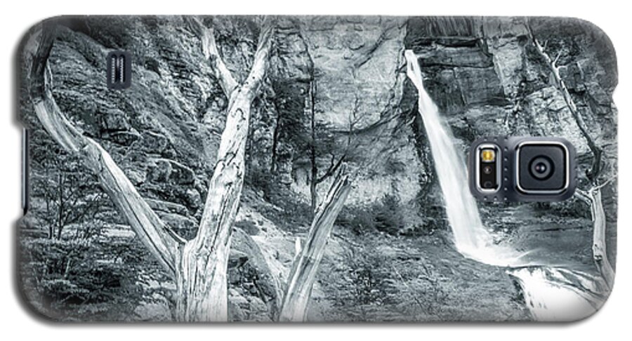 Waterfall Galaxy S5 Case featuring the photograph Patagonian Waterfall by Andrew Matwijec