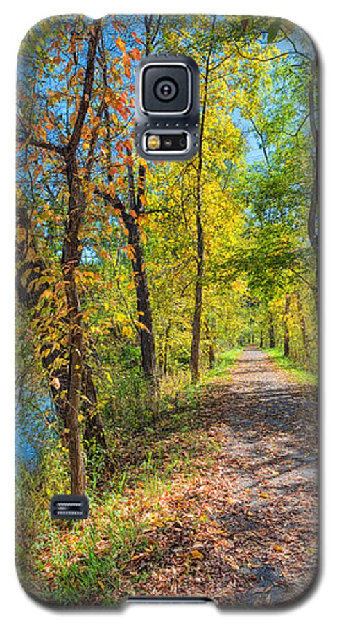 Sky Galaxy S5 Case featuring the photograph Path through Fall by John M Bailey
